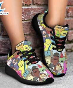 Adventure Time Sneakers Sporty Shoes Funny Gift Idea