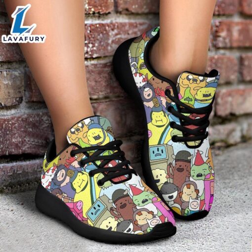 Adventure Time Sneakers Sporty Shoes Funny Gift Idea