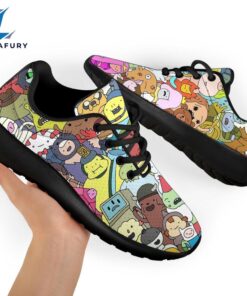 Adventure Time Sneakers Sporty Shoes Funny Gift Idea