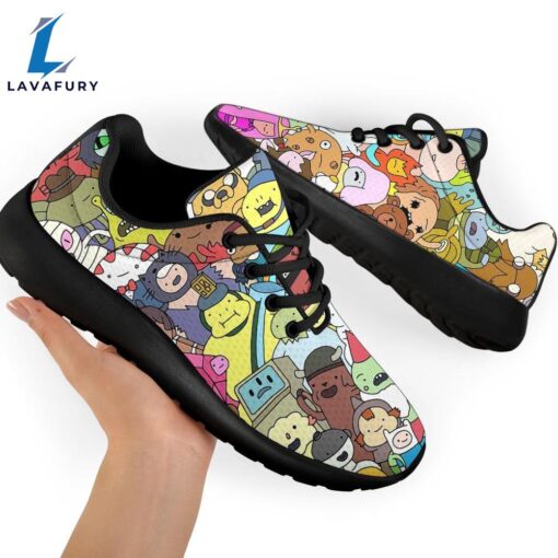 Adventure Time Sneakers Sporty Shoes Funny Gift Idea