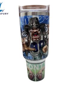 American Football Gridiron Glory 40 oz Travel Tumbler with Handle