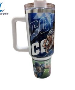 American Football Gridiron Glory 40 oz Travel Tumbler with Handle