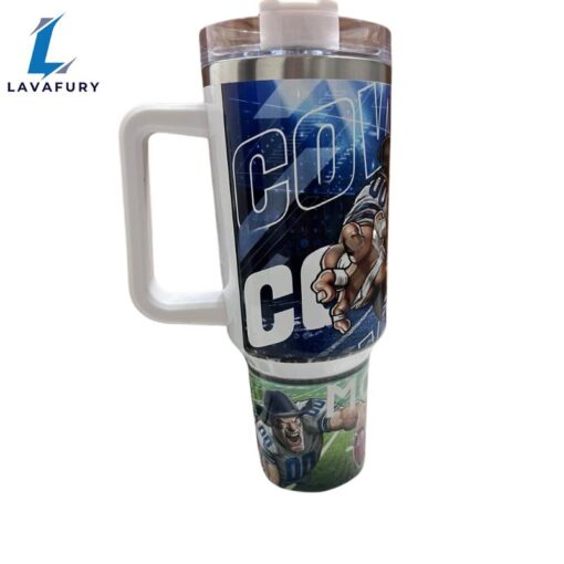 American Football Gridiron Glory 40 oz Travel Tumbler with Handle