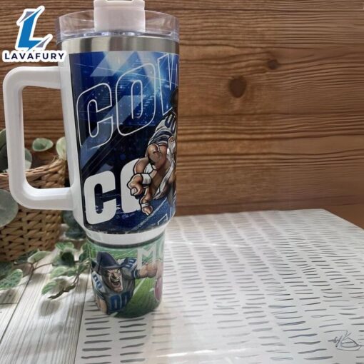 American Football Gridiron Glory 40 oz Travel Tumbler with Handle