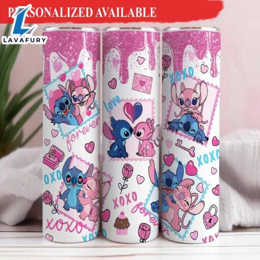 Angel x Stitch XOXO Valentine Tumbler