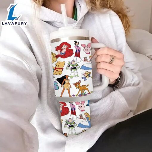 Animated Characters 40oz Insulated Tumbler With Handle