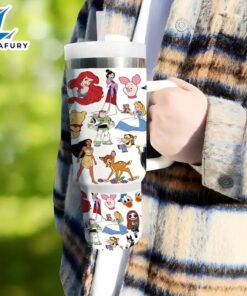 Animated Characters 40oz Insulated Tumbler With Handle