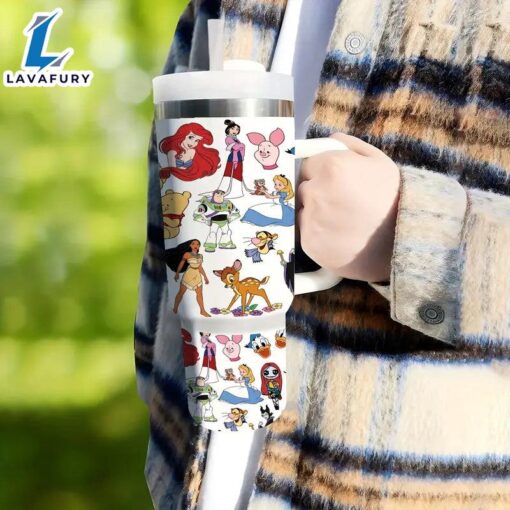 Animated Characters 40oz Insulated Tumbler With Handle