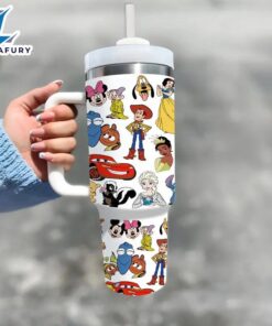 Animated Characters 40oz Insulated Tumbler With Handle