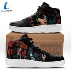 Annabelle Shoes High Top Air Force Shoes Custom Sneakers For Horror Fans