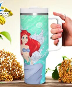 Ariel Princess 40oz Insulated Tumbler…