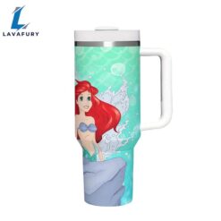 Ariel Princess 40oz Insulated Tumbler With Handle