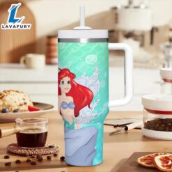 Ariel Princess 40oz Insulated Tumbler With Handle