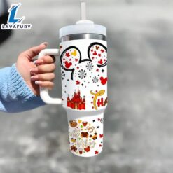 Autumn Themed 40oz Insulated Tumbler With Lid And Straw