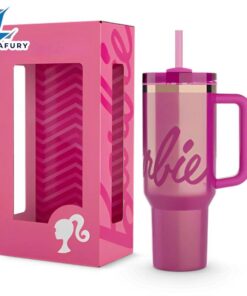 Barbie Inspired Tumbler With Handle…