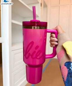 Barbie Themed Tumbler With Handle…