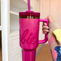 Barbie Themed Tumbler With Handle…