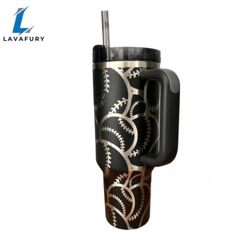 Baseball Softball Burst Wrap Tumbler