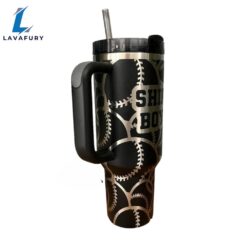 Baseball Softball Burst Wrap Tumbler