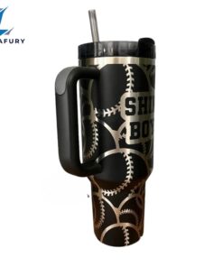 Baseball Softball Burst Wrap Tumbler