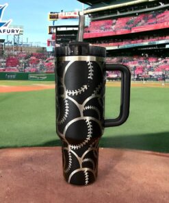 Baseball Softball Burst Wrap Tumbler