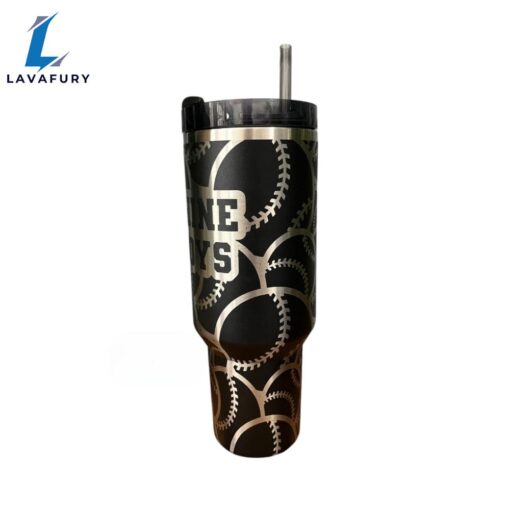 Baseball Softball Burst Wrap Tumbler