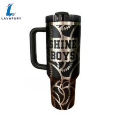 Baseball Softball Burst Wrap Tumbler