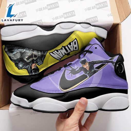 Batman vs Catwoman J13 Sneakers Super Heroes Custom Shoes