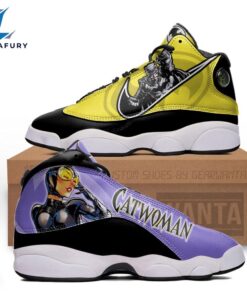 Batman vs Catwoman J13 Sneakers Super Heroes Custom Shoes