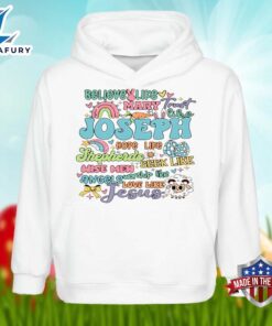 Believe Like Marry Joseph Jesus Happy Easter Day Graphic Shirt