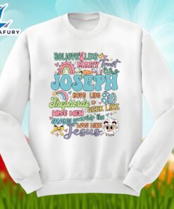 Believe Like Marry Joseph Jesus Happy Easter Day Graphic Shirt