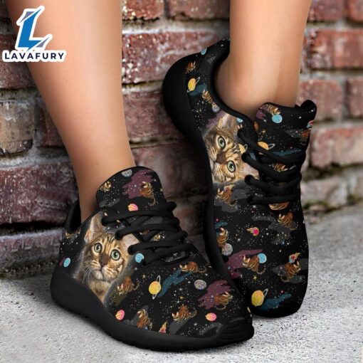 Bengal Cat Sneakers Sporty Shoes Funny For Cat Lover