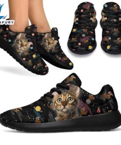 Bengal Cat Sneakers Sporty Shoes Funny For Cat Lover