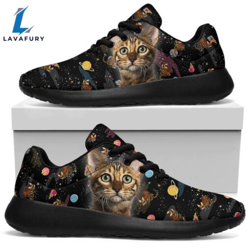 Bengal Cat Sneakers Sporty Shoes Funny For Cat Lover