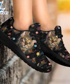 Bengal Cat Sneakers Sporty Shoes Funny For Cat Lover