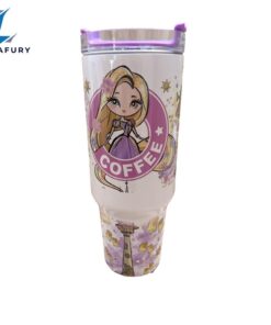 Best Day Ever 40 oz Magic Park Travel Tumbler Long Hair Princess Quencher