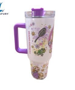 Best Day Ever 40 oz Magic Park Travel Tumbler Long Hair Princess Quencher