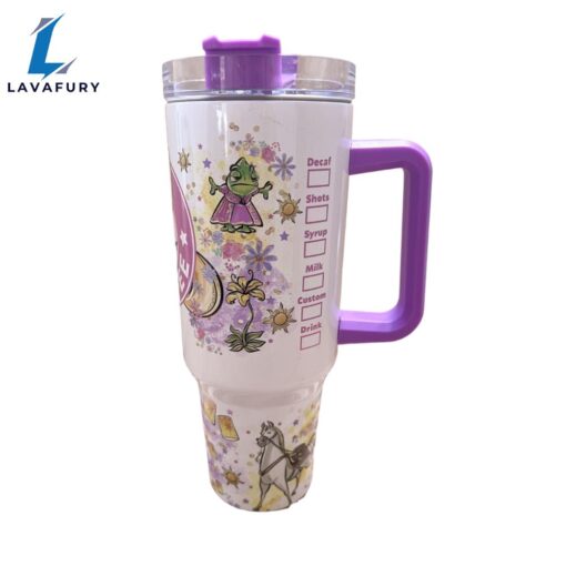 Best Day Ever 40 oz Magic Park Travel Tumbler Long Hair Princess Quencher