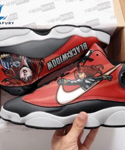 Black Widow J13 Sneakers Super Heroes Custom Shoes