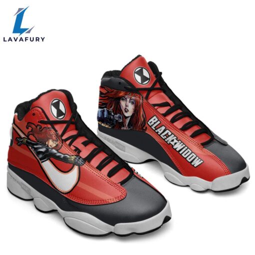 Black Widow J13 Sneakers Super Heroes Custom Shoes