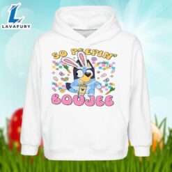 Bluey Easter And So Peepin Boujee Cotton Shirt