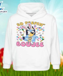 Bluey Easter And So Peepin Boujee Cotton Shirt