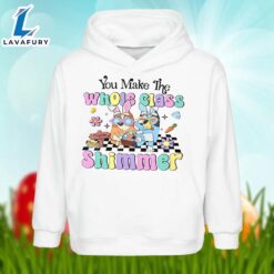 Bluey Easter And You Make The Whole Class Shimmer Shirt Design