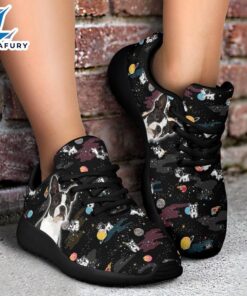 Boston Terrier Sneakers Sporty Shoes Funny