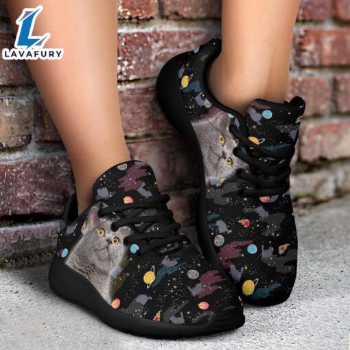 British Shorthair Cat Sneakers Sporty Shoes For Cat Lover