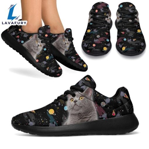 British Shorthair Cat Sneakers Sporty Shoes For Cat Lover