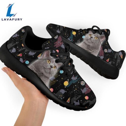 British Shorthair Cat Sneakers Sporty Shoes For Cat Lover