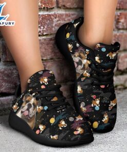 Bulldog Sneakers Sporty Shoes Funny For Bulldog Lover