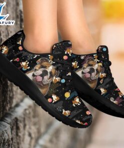 Bulldog Sneakers Sporty Shoes Funny For Bulldog Lover