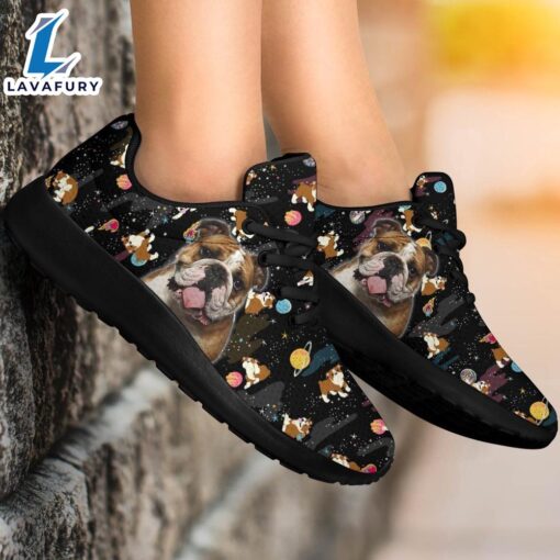 Bulldog Sneakers Sporty Shoes Funny For Bulldog Lover